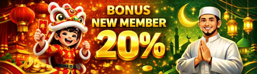 BONUS NEW MEMBER 20%