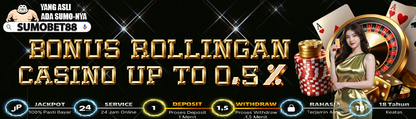BONUS ROLLINGAN CASINO UP TO 0,5%